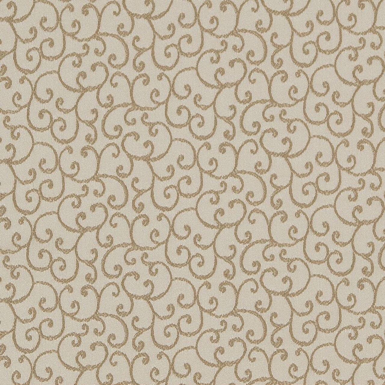 Champagne Vine - Beige & Taupe Small Scale Upholstery Fabric 54 Inches"